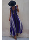 cheap Boho Dress-Women&#039;s Midi Dress Cocktail Dress Floral Dress Boho Dress Fashion Modern Vacation Tea Party Going out Regular Fit Flower Sleeveless V Neck Black Wine Blue Dark Green Summer