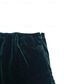 preiswerte Einfaches Kleid-Damen Minikleid Samtkleid Abschlussballkleid Sommerkleid Mode Romantisch Outdoor Party Ferien Normale Passform Einfach Langarm Ein-Schulter Dunkelgrün Sommer Frühling