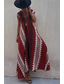 cheap Boho Dress-Women&#039;s Midi Dress Cocktail Dress Floral Dress Boho Dress Fashion Modern Vacation Tea Party Going out Regular Fit Flower Sleeveless V Neck Black Wine Blue Dark Green Summer