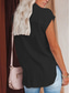 cheap Women&#039;s Plain Tops-Women&#039;s Shirt Solid Color Plain Basic Casual Short Sleeve Shirt Collar Regular Tops Daily Buttons Black White Pink Wine Summer Spring