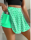 cheap Graphic Skirts-Women&#039;s Short Skirt culottes Fashion Casual Mini High Waist Skirts Graphic Galaxy Star Print Stretchy Daily Pink Blue Orange Green Summer Knit Polyester