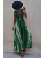cheap Boho Dress-Women&#039;s Midi Dress Cocktail Dress Floral Dress Boho Dress Fashion Modern Vacation Tea Party Going out Regular Fit Flower Sleeveless V Neck Black Wine Blue Dark Green Summer