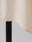 preiswerte Chiffonkleider-Damen Midikleid Cocktailkleid Kleid für Hochzeitsgäste Chiffonkleid Mode Modern Urlaub Teegesellschaft Wochenende Normale Passform Einfach Kurzarm V Ausschnitt Schwarz Weiß Rosa Aprikose Sommer