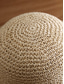 economico Cappelli da donna-Cappello da sole da donna in paglia a tesa larga con fiocco, cappello da spiaggia pieghevole per viaggi estivi e vacanze all'aperto