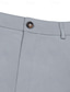 cheap Chinos-Men&#039;s Dress Pants Chinos Chino Pants Pocket Plain Comfort Business Daily Classic Style Black White Micro-elastic