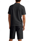 preiswerte Klassisches Poloshirt für Herren-Herren Golfshirt Golf Poloshirts Lässig Arbeit Revers Kurzarm Basic Modern Einfach 2 teilig Knöpfe Sommer Normale Passform Aprikose Weiß Marineblau Hellgrau Armeegrün Hellblau Golfshirt