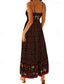 preiswerte Urlaubs Boho Kleid-Damen Midikleid Blumenkleid Unterkleid Druckkleid Klassisch Modern Täglich Urlaub Ausgehen Normale Passform Blume Ärmellos Spaghettiträger Hellgelb Schwarz Rote Sommer