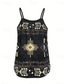 cheap Boho Tank Top-Women&#039;s Camisole Tank Top Paisley Daily Sleeveless Strap Scoop Neck Regular Tops Daily Print Black Summer Spring