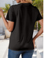 cheap Floral tee-Women&#039;s T Shirt Graphic Plants Letter Stylish Classic Modern Short Sleeve Crew Neck Round Neck Regular Tops Daily Going out Weekend Print Black Summer Spring