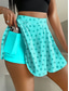 cheap Graphic Skirts-Women&#039;s Short Skirt culottes Fashion Casual Mini High Waist Skirts Graphic Galaxy Star Print Stretchy Daily Pink Blue Orange Green Summer Knit Polyester