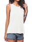 cheap Plain Tank Top-Women&#039;s Camisole Tank Top Solid Color Plain Daily Stylish Casual Sleeveless Crew Neck Regular Tops Daily Black White Army Green Blue Summer Spring