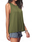 cheap Plain Tank Top-Women&#039;s Camisole Tank Top Solid Color Plain Daily Stylish Casual Sleeveless Crew Neck Regular Tops Daily Black White Army Green Blue Summer Spring