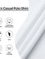 preiswerte Klassisches Poloshirt für Herren-Herren Poloshirts Golfshirt Lässig Sport Klassisch Kurzarm Mode Cool Farbblock Patchwork Knöpfe Sommer Frühling &amp; Herbst Normale Passform Weiß Poloshirts
