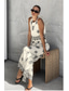 cheap Women&#039;s Blouse Suits-Women&#039;s 2 Pieces Fashion Streetwear Daily Pants Sets Sleeveless Crew Neck Graphic Paisley Drawstring Vacation Casual Daily White Summer Loose Fit