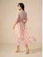 preiswerte abendkleider-Damen Maxikleid Cocktailkleid Kleid für Hochzeitsgäste Halbformelles Kleid A Linie Kleid Elegant Arbeit Geburtstag Flattrige Ärmel Hochzeitsgast Cocktailparty Formeller Abend Normale Passform