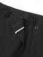 voordelige Loszittend-Voor heren Broek Pakken Zak Meerlaags Recht been Effen Comfort Zacht Knielengte Dagelijks Buiten Formeel Elegant Modieus Wit Khaki Micro-elastisch