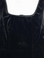 ieftine Rochie simplă-Pentru femei Rochii Midi Rochie casual Rochie de vară Rochie Slip Modă Modern Zilnic Plajă Sfârșit de săptămână Fit regulat Simplu Fără manșon Pătrat Negru Vară
