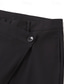 voordelige Loszittend-Voor heren Broek Pakken Zak Meerlaags Recht been Effen Comfort Zacht Knielengte Dagelijks Buiten Formeel Elegant Modieus Wit Khaki Micro-elastisch