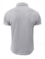 cheap Men&#039;s Classic Polo-Men&#039;s Golf Shirt Golf Polos Shirts Work Casual Lapel Short Sleeve Basic Modern Plain Patchwork Buttons Summer Regular Fit Royal Blue Smoke Light Blue Grey Golf Shirt