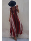 cheap Boho Dress-Women&#039;s Midi Dress Cocktail Dress Floral Dress Boho Dress Fashion Modern Vacation Tea Party Going out Regular Fit Flower Sleeveless V Neck Black Wine Blue Dark Green Summer