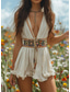 cheap Boho Dress-Women&#039;s Maxi Dress Sundress A Line Dress Linen Vacation Party Casual Outdoor Party Going out Regular Fit Plain Sleeveless V Neck White Summer
