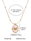 economico Collana da donna-Collana con ciondolo a farfalla in oro da donna - ciondolo ovale in stile vintage con perle e scomparto nascosto per foto, elegante regalo per anniversario, compleanno o laurea