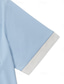 preiswerte Herren Klassisches Polo-Herren Golfshirt Piqué-Poloshirt Lässig Arbeit Revers Gerippter Polokragen Kurzarm Basic Modern Farbblock Patchwork Tasche Frühling &amp; Sommer Normale Passform Leicht Blau Golfshirt