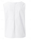 abordables Tops Sencillos para Mujeres-Mujer Camiseta sin mangas tipo camisola Color sólido Diario Casual Sin Mangas Escote en Pico Tops regulares Diario Negro Blanco Amarillo Rosa Azul Marino Verano