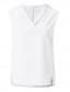 abordables Tops Sencillos para Mujeres-Mujer Camiseta sin mangas tipo camisola Color sólido Diario Casual Sin Mangas Escote en Pico Tops regulares Diario Negro Blanco Amarillo Rosa Azul Marino Verano