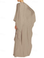 preiswerte Overalls für Mütter-Overall Hosenanzug Bodenlang Brautmutterkleid Dreiviertelarm Rundhalsausschnitt Elegant Einfach Minimalistisch Formell Hochzeitsgast Chiffon mit Gerafft