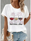 abordables Top jour de l’indépendance-T-shirt patriotique pour femme graphique drapeau vintage élégant classique à manches courtes col rond haut régulier impression quotidienne week-end blanc rouge bleu poussiéreux bleu clair