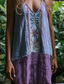 cheap Boho Dress-Women&#039;s Mini Dress Floral Dress Boho Dress Print Dress Classic Modern Outdoor Vacation Going out Regular Fit Flower Sleeveless V Neck Purple Summer