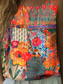 ieftine top floral fără mâneci-Pentru femei Camisole Tank Top Floral Grafic Elegant Boemia Epocă Fără manșon Stil Nautic Topuri obișnuite Negru Portocaliu Vară Primăvară