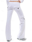 cheap Pants-Women&#039;s Chinos Casual Casual / Sporty Full Length Mid Waist Plain Pocket Comfy Soft Comfortable Micro-elastic Yoga Wine Black White Blue Summer Spring Regular Fit