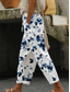 cheap Straight-Leg Pants-Women&#039;s Skinny Elegant Vacation Vintage Full Length High Waist Graphic Striped Printing Breathable Soft Micro-elastic Outdoor Daily Ash Robin&#039;s Egg Blue Pink Green Summer Spring Loose Fit