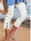 cheap Plain Leggings-Women&#039;s Leggings Basic Casual Casual / Sporty Calf-Length High Waist Plain Comfy Soft Comfortable Stretchy Vacation Yoga Street Black White Summer Slim Fit