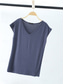 cheap Plain tee-Women&#039;s Blouse Solid Color Stylish Casual Short Sleeve V Neck Regular Tops Daily Black White Pink Red Royal Blue Summer Spring