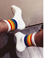 お買い得  メンズグローブ-メンズレインボープライドソックス - 普段着、スポーツ、プライドイベントに最適なカラフルなLGBTフェスティバルアクセサリー