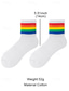 お買い得  メンズグローブ-メンズレインボープライドソックス - 普段着、スポーツ、プライドイベントに最適なカラフルなLGBTフェスティバルアクセサリー