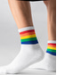 お買い得  メンズグローブ-メンズレインボープライドソックス - 普段着、スポーツ、プライドイベントに最適なカラフルなLGBTフェスティバルアクセサリー