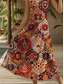 ieftine Rochii boho-Pentru femei Rochie Maxi Rochie de Vară Rochie A line Rochie Slip Vacanță Casual Boho Plajă Fit regulat Grafic Epocă Damasc Boho Paisley Fără manșon În V Galben Roșu-aprins Albastru piscină Mov Var