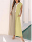 cheap Casual Jumpsuits-Women&#039;s Normal Jumpsuit Active Color Block Short Sleeve Round Neck Buttons Pocket Vacation Daily Regular Fit Pink Blue Purple Summer