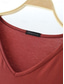 cheap Plain tee-Women&#039;s Blouse Solid Color Stylish Casual Short Sleeve V Neck Regular Tops Daily Black White Pink Red Royal Blue Summer Spring