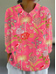 abordables Hauts Floraux-Femmes Chemise Fleuri Graphique ancien Tropical Quotidien manche longue Col de chemise Hauts Réguliers Quotidien Boutons Imprimé Rose Claire Violet Vert Bleu clair Été Printemps
