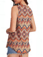 cheap Floral Tank Top-Women&#039;s Camisole Tank Top Graphic Geometric Daily Casual Sleeveless Crew Neck Regular Tops Daily Print Black Blue Orange Green Summer