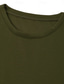 cheap Tank Tops-Men&#039;s T Shirt Tank Top Moisture Wicking Shirts Sleeveless Crew Neck Summer Plain Sports Fashion Lightweight Vacation Casual Holiday Black White Army Green Top Tee for Men