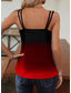 cheap Art&amp;Design Tank Top-Women&#039;s Tank Top Ombre Color Gradient Stylish Sleeveless Crew Neck Scoop Neck Regular Tops Daily Cut Out Wine Blue Summer Spring