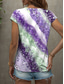 cheap Stripe&amp;Geometric Tank Top-Women&#039;s Camisole Tank Top Graphic Geometric Abstract Vintage Stylish Classic Sleeveless Short Sleeve V Neck Regular Tops Daily Print Red Blue Purple Green Summer Spring