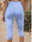 baratos Leggings lisas-Mulheres Leggings Férias Vintage Moda Comprimento da panturrilha Cintura Alta Floral Gráfico Geométrica Estampado Respirável Macio Com Stretch Formal Férias Escritório Rubi Vermelho Verão Primavera