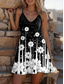 cheap Floral Dress-Women&#039;s Mini Dress A Line Dress Summer Dress Slip Dress Vacation Casual Daily Regular Fit Floral Graphic Sleeveless V Neck Black Pink Blue Green Summer
